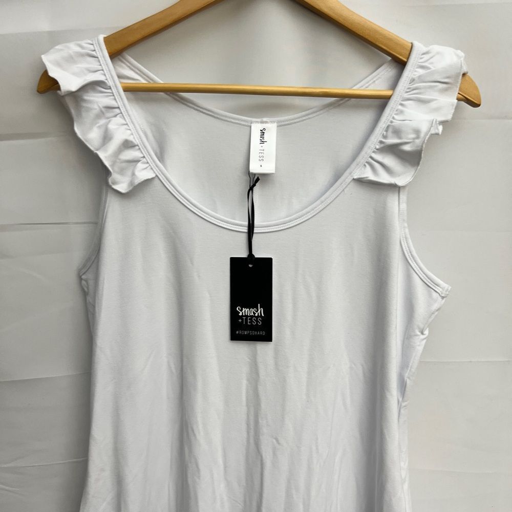 Smash + Tess The Sweetheart Romper White - Picture 4 of 4